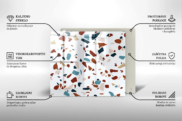 Sklo za varnou desku Dekorativní kámen