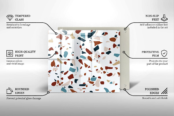 Sklo za varnou desku Dekorativní kámen