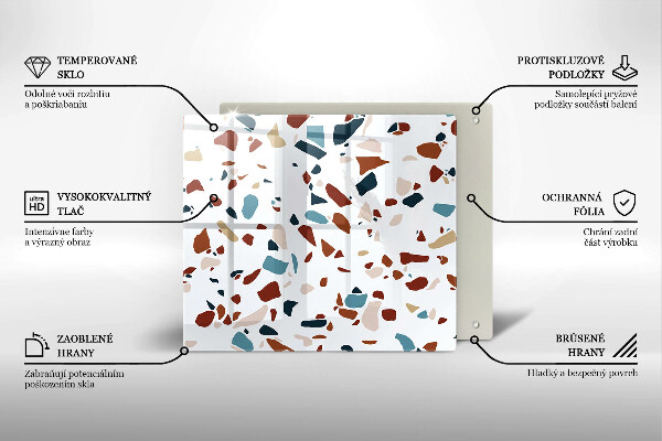 Sklo za varnou desku Dekorativní kámen