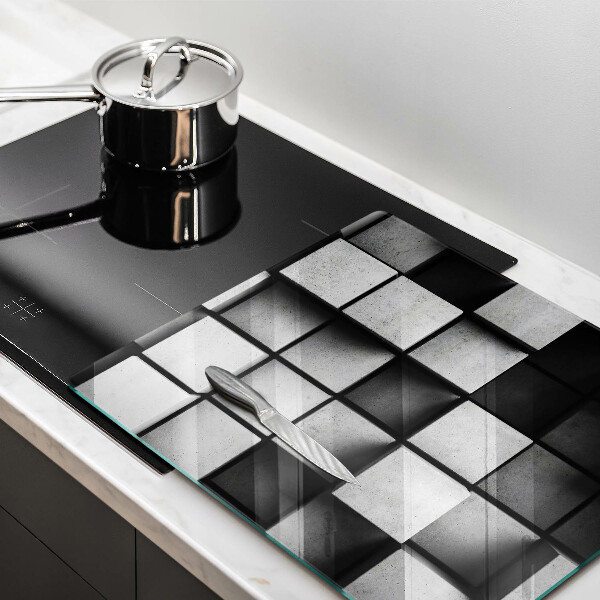 Sklo za varnou desku 3d geometrie pozadí