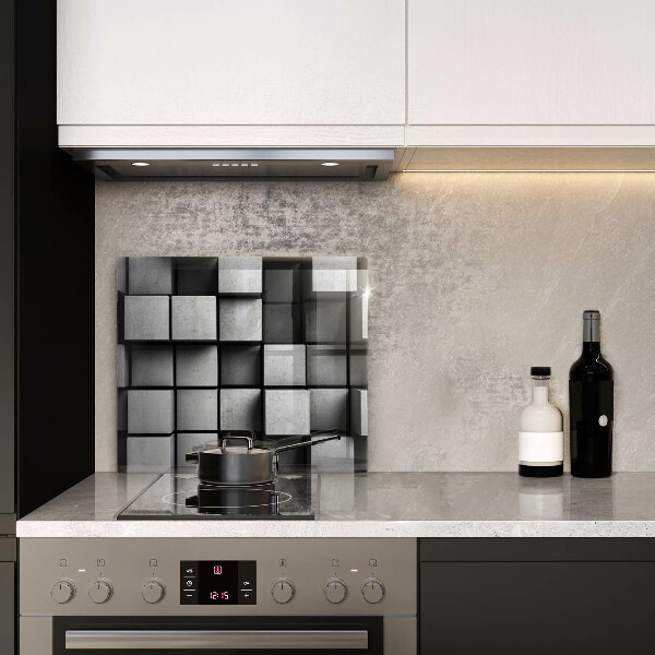 Sklo za varnou desku 3d geometrie pozadí