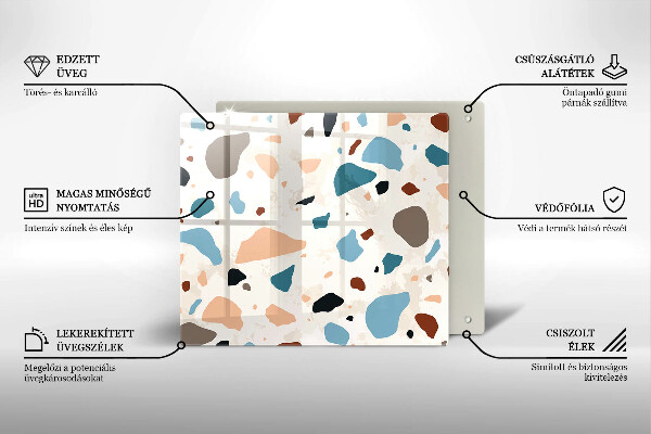 Sklo za varnou desku Dekorativní kamenina