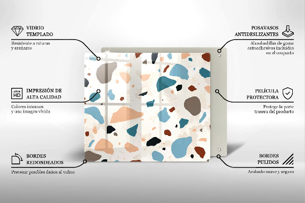 Sklo za varnou desku Dekorativní kamenina