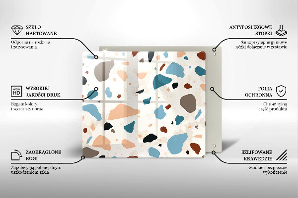 Sklo za varnou desku Dekorativní kamenina