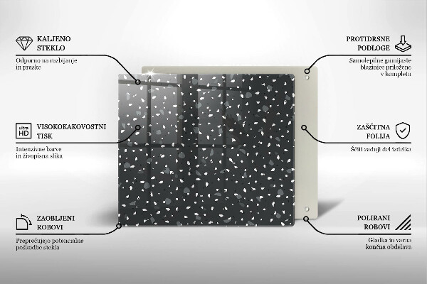 Sklo za varnou desku Dekorativní kámen