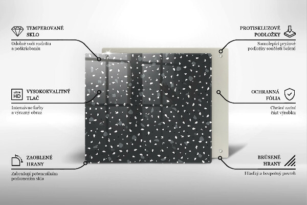 Sklo za varnou desku Dekorativní kámen