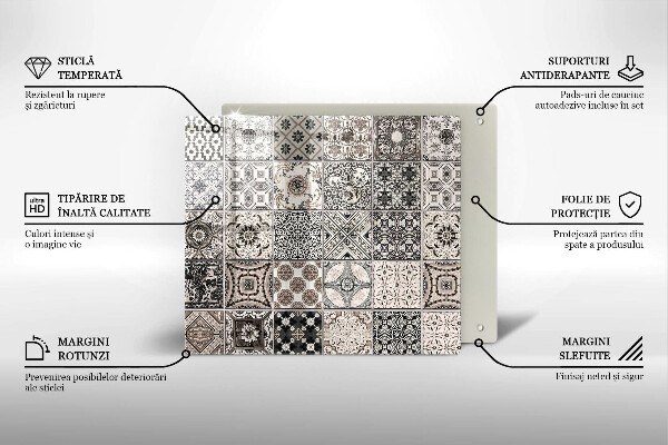 Sklo za varnou desku Dekorativní dlaždice