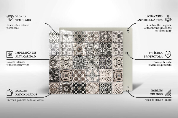 Sklo za varnou desku Dekorativní dlaždice