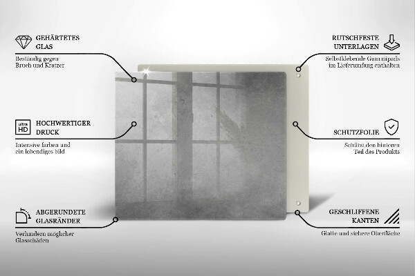 Sklo za varnou desku Betonová textura pozadí