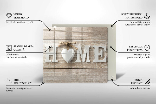Sklo za varnou desku Home