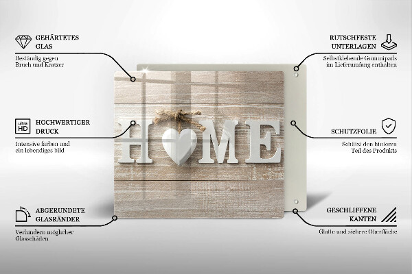 Sklo za varnou desku Home