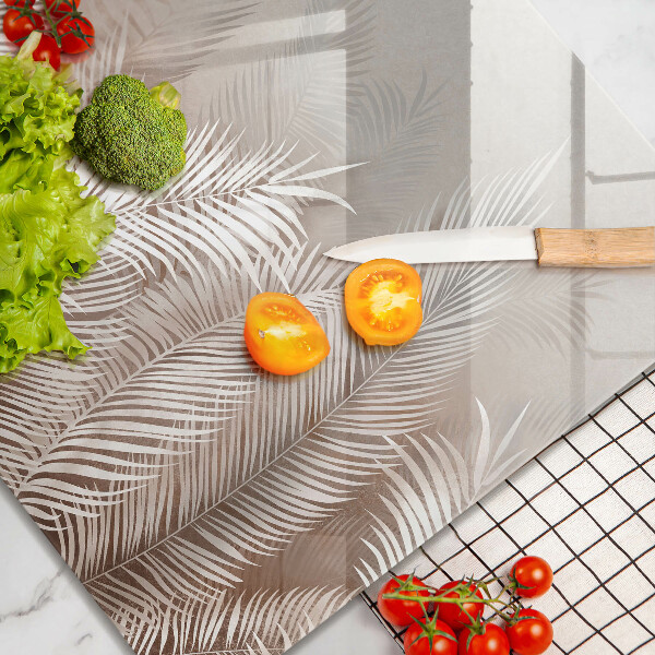 Sklo za varnou desku Boho vegetační listy