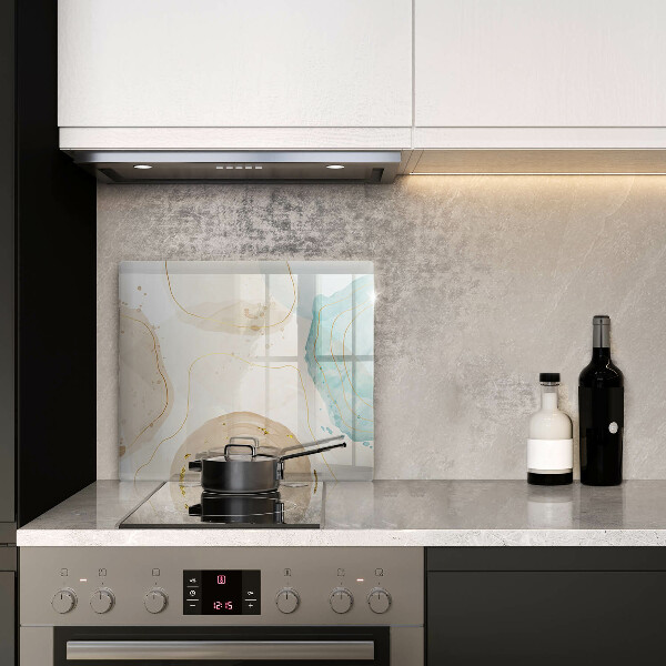 Sklo za varnou desku Světlé boho tvary