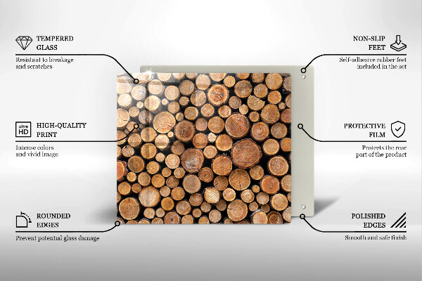 Sklo za varnou desku Kmeny stromů