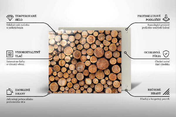 Sklo za varnou desku Kmeny stromů