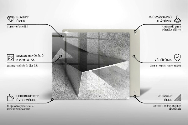 Sklo za varnou desku Konkrétní abstrakce