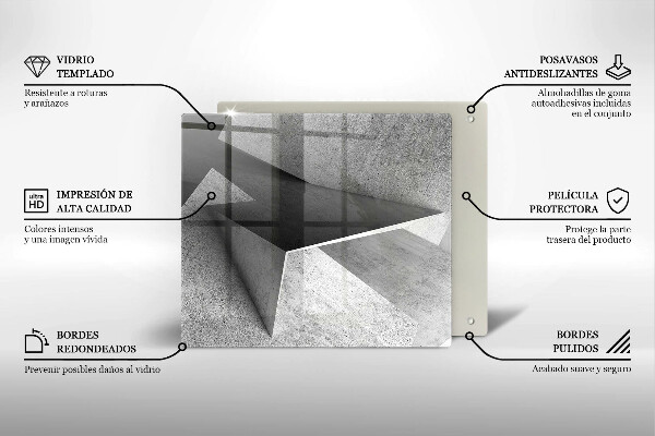 Sklo za varnou desku Konkrétní abstrakce