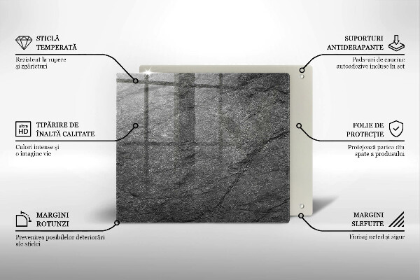 Sklo za varnou desku Textura kamene