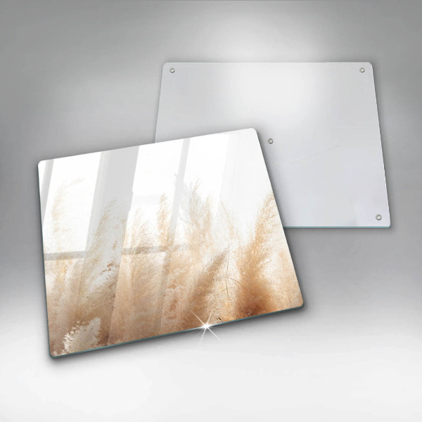 Sklo za varnou desku Pampová tráva