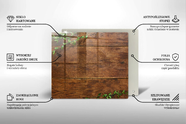 Sklo za varnou desku Dřevěné desky a listy