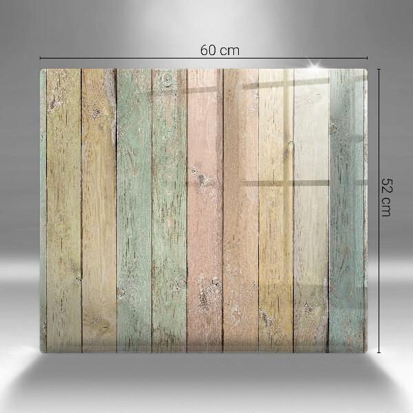 Sklo za varnou desku Barevné vintage desky