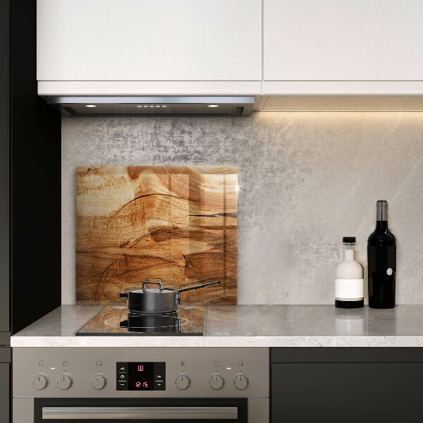 Sklo za varnou desku Dřevěná deska textura