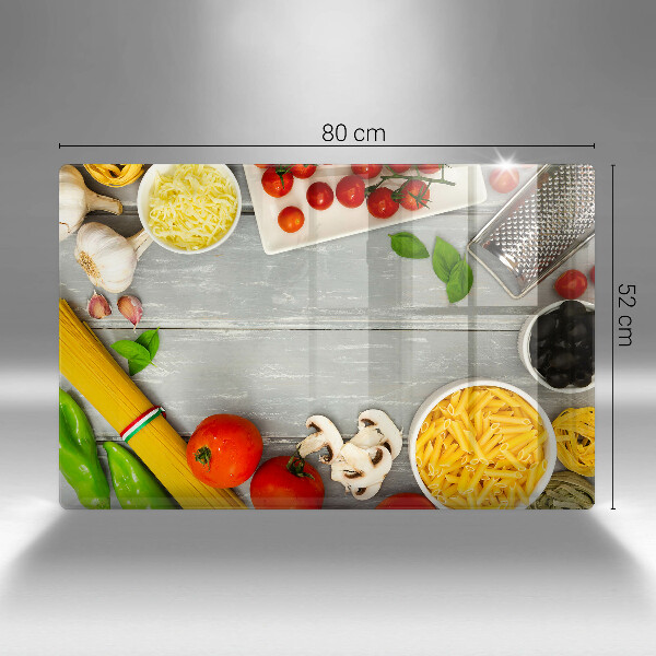 Skleněná deska za sporák Kuchyňské jídlo
