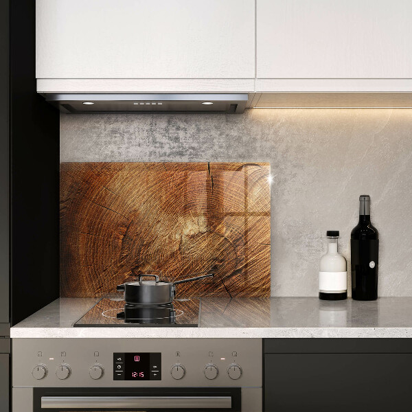 Skleněná deska za sporák Dřevo stromu