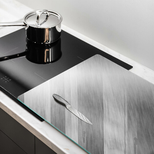 Skleněná deska za sporák Kovové textury pozadí