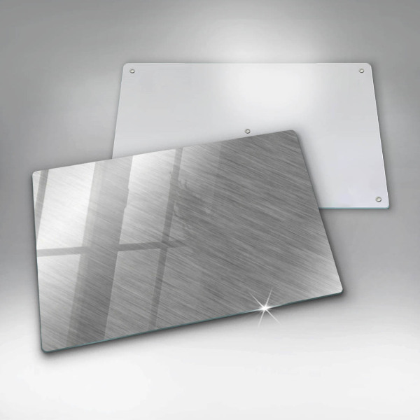 Skleněná deska za sporák Kovové textury pozadí