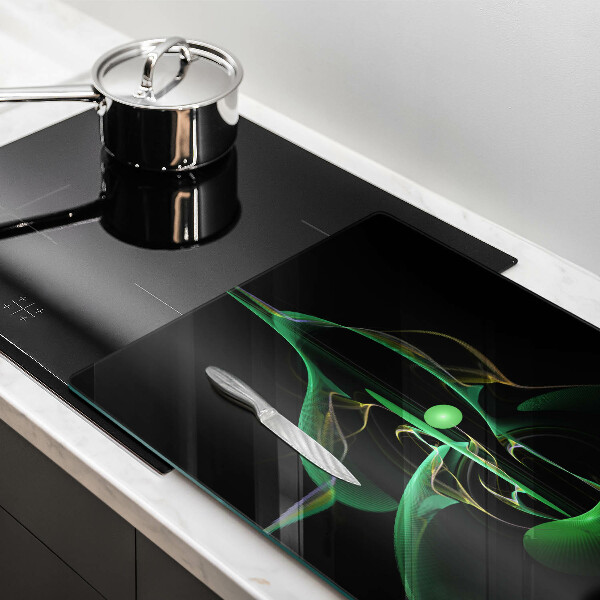 Skleněná deska za sporák Moderní abstrakce