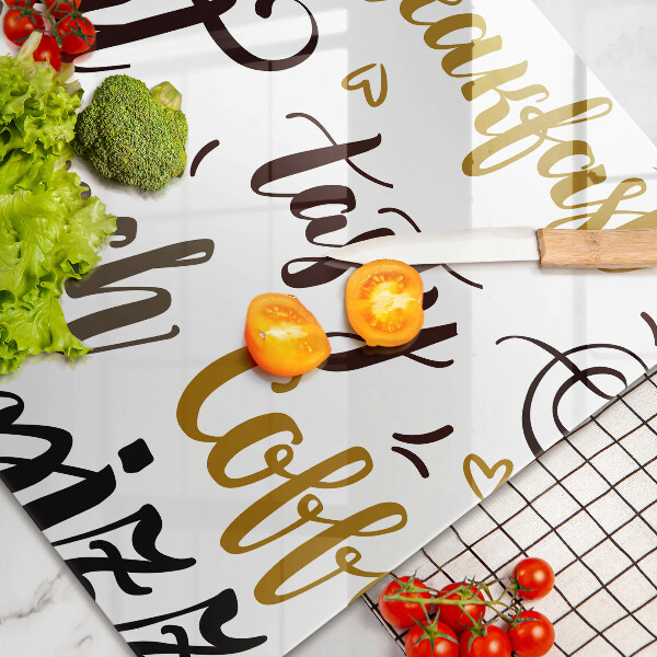 Skleněná deska za sporák Bon appetit