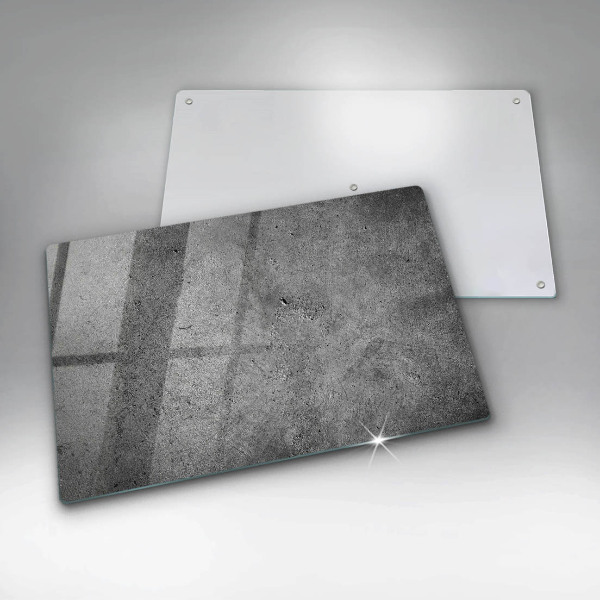 Skleněná deska za sporák Textura betonového kamene