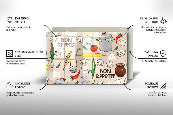 Skleněná deska za sporák Ilustrace kuchyně
