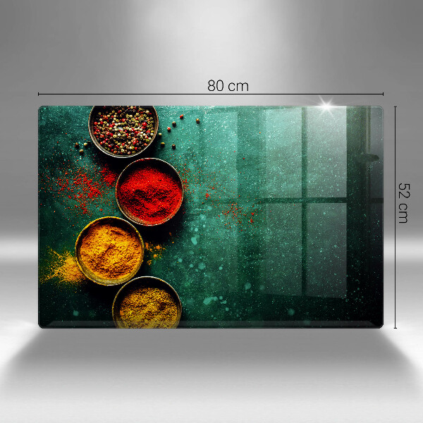 Skleněná deska za sporák Orientální koření