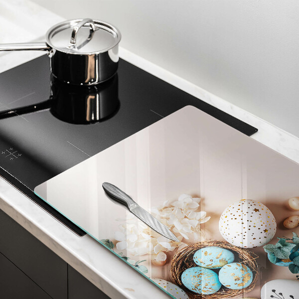 Skleněná deska za sporák velikonoční dekorace