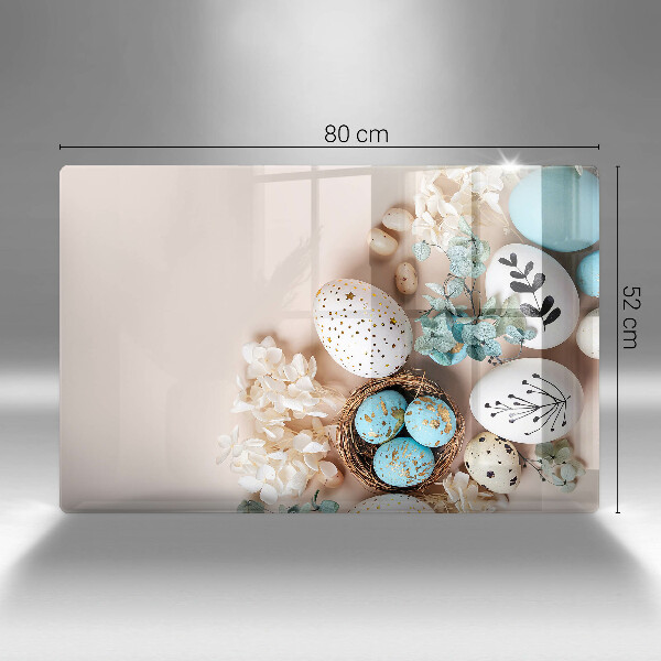 Skleněná deska za sporák velikonoční dekorace