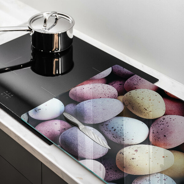 Skleněná deska za sporák velikonoční vajíčka