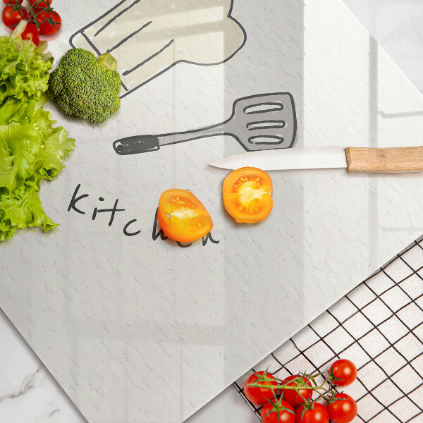 Skleněná deska za sporák Master of the Kitchen