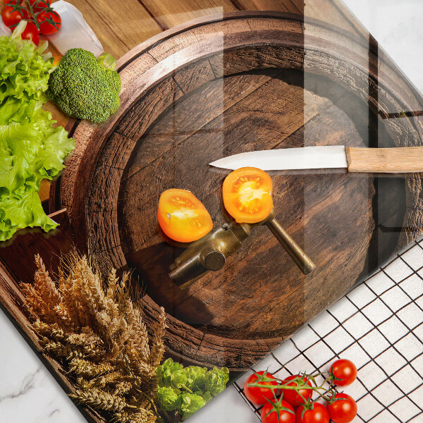 Skleněná deska za sporák Sud piva