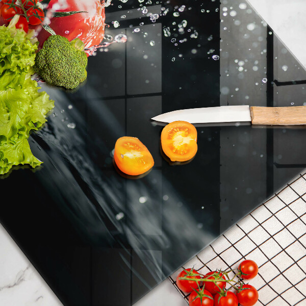 Skleněná deska za sporák Rajče ve vodě