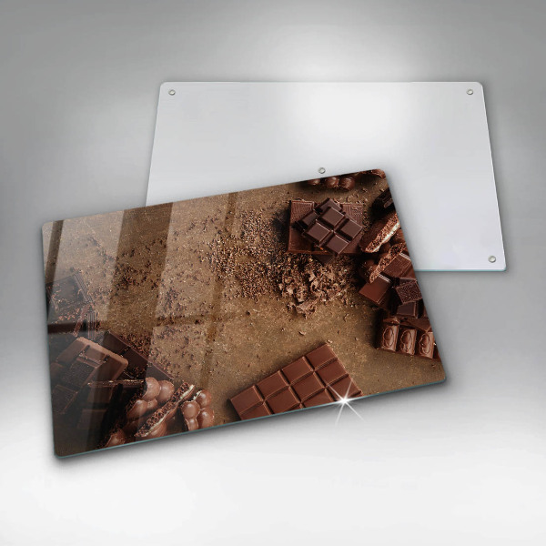 Skleněná deska za sporák Čokoládové sladkosti