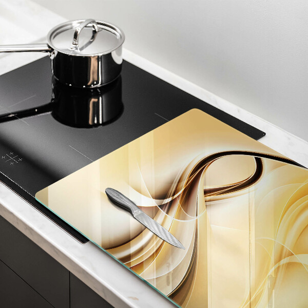 Skleněná deska za sporák Abstrakce kouře