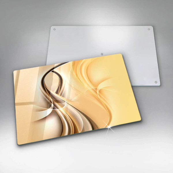 Skleněná deska za sporák Abstrakce kouře