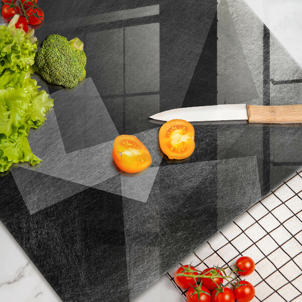 Skleněná deska za sporák Geometrické abstrakce