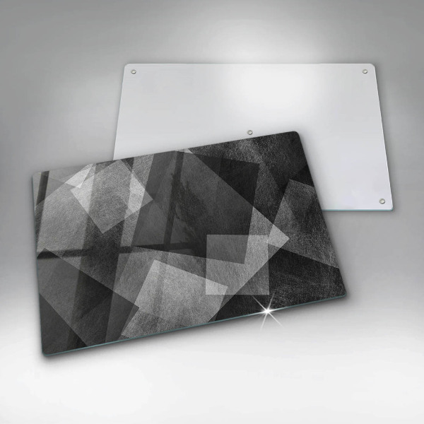 Skleněná deska za sporák Geometrické abstrakce