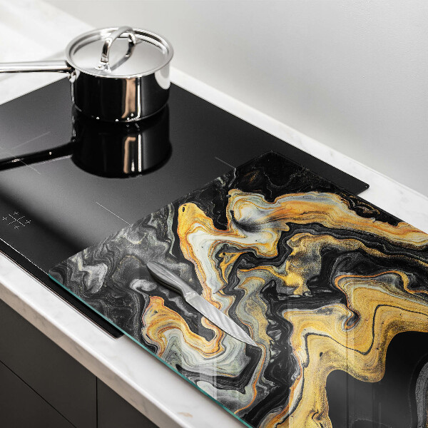 Skleněná deska za sporák Abstraktní struktura