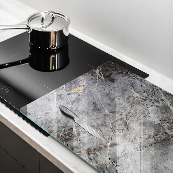 Skleněná deska za sporák Textura kamene