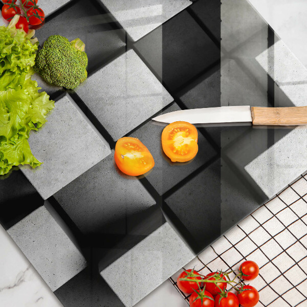 Skleněná deska za sporák 3D geometrie pozadí