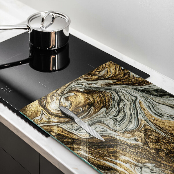 Skleněná deska za sporák Bohatá abstrakce